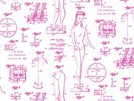 Barbie™ Blueprint  Wallpaper - 219 Barbie™ Pink Fashion