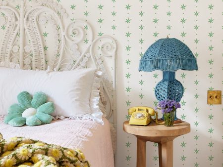 Rita s Stars  Wallpaper by Lingua Franca - Green Blue Online Sale