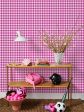 Barbie™ Gingham  Wallpaper - 219 Barbie™ Pink For Discount