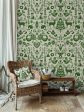 Annika  Scandinavian  Wallpaper by Nathan Turner - Green Online Hot Sale