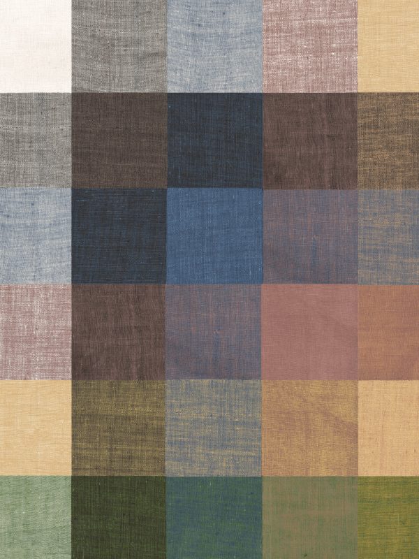 Bellport Madras Small  Wallpaper by Chris Benz - Ocher Online Hot Sale