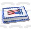 Armed Forces Day American Flag Edible Cake Topper Image ABPID53835 Discount