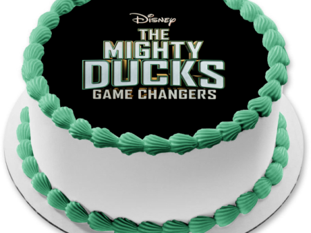 Disney The Mighty Ducks: Game Changer Logo Edible Cake Topper Image ABPID53845 Hot on Sale