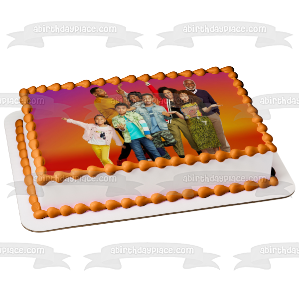 Family Reunion Season 3 Cocoa Moz Jade Shaka Mazzi Ami M Dear Grandpa Edible Cake Topper Image ABPID53841 on Sale