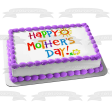 Happy Mother s Day Children s Art Edible Cake Topper Image ABPID53804 Hot on Sale