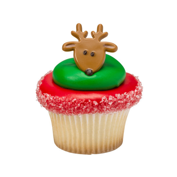 Reindeer Face Cupcake Rings Discount