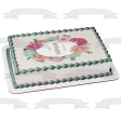 Happy Mother s Day Pink and Blue Flowers Edible Cake Topper Image ABPID53812 Hot on Sale