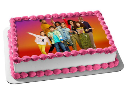 Family Reunion Season 3 Cocoa Moz Jade Shaka Mazzi Ami M Dear Grandpa Edible Cake Topper Image ABPID53841 on Sale