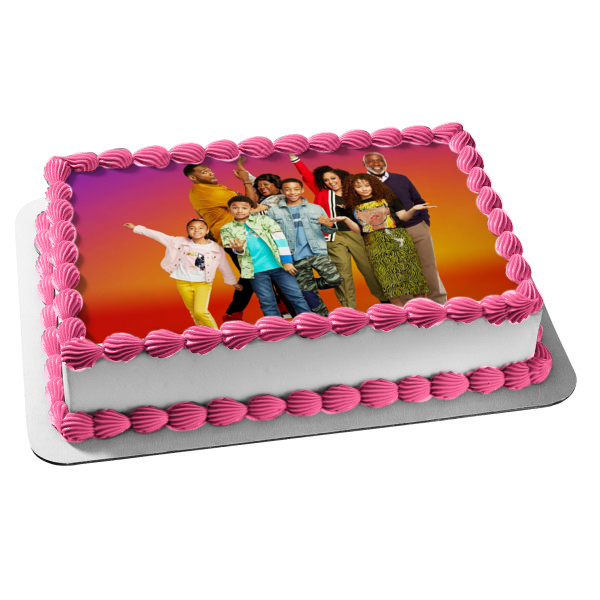 Family Reunion Season 3 Cocoa Moz Jade Shaka Mazzi Ami M Dear Grandpa Edible Cake Topper Image ABPID53841 on Sale