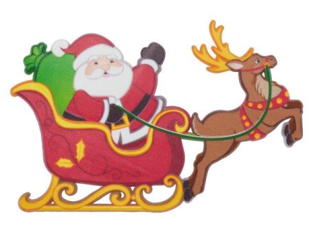 Santa and Reindeer Layon For Discount