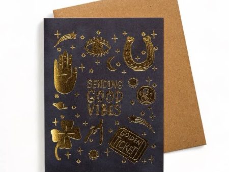 Sending Good Vibes Card Hot on Sale