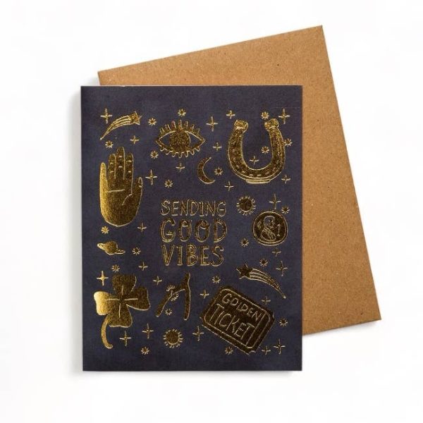 Sending Good Vibes Card Hot on Sale