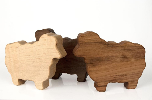 Wood Animal Rattles Sale