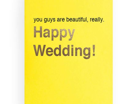 You guys are beautiful, really. Happy Wedding! For Sale