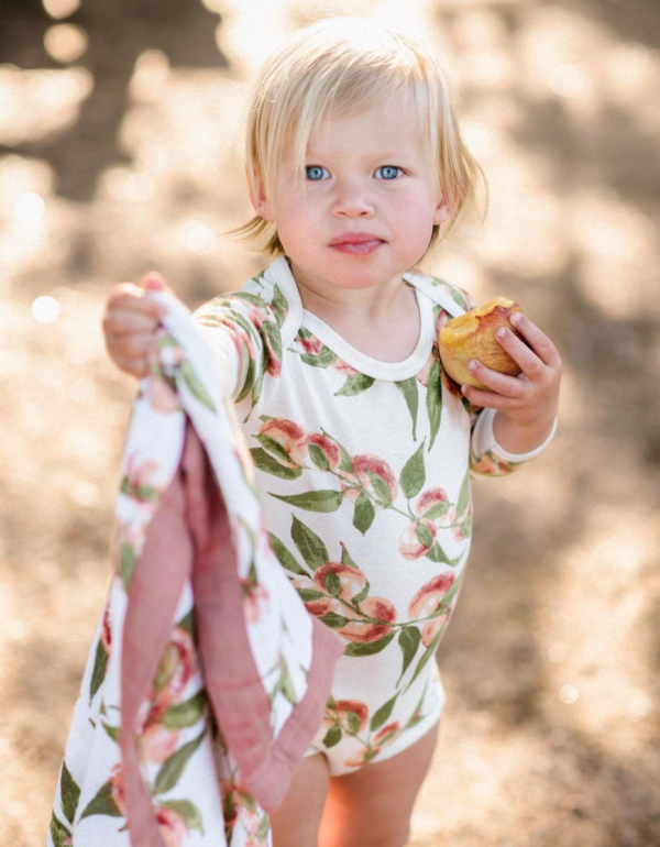 Short Sleeve Georgia Peaches One Piece Online Hot Sale