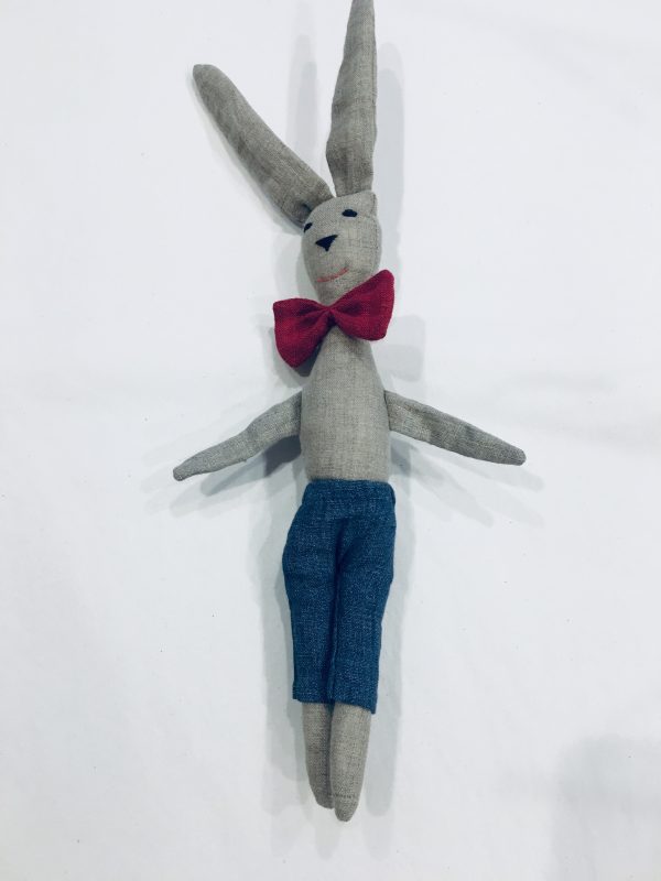 Handmade Linen Bunnies For Sale