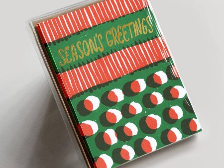 Hammerpress - Season s Greetings Offset Dots Boxed Set: Set of 6 cards Supply