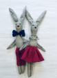 Handmade Linen Bunnies For Sale