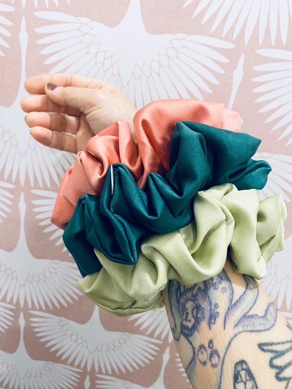 Silvie Silk Hair Scrunchies Online now