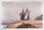 Looking out to Sea, Cullercoats, 1882 by Winslow Homer Online Sale