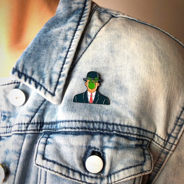 Today is Art Day - Pin - Son of Man - Magritte Hot on Sale