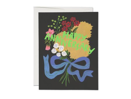 Happy Anniversary Bouquet Greeting Card Online Hot Sale