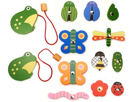 Catch A Bug Wooden Fishing Game Cheap