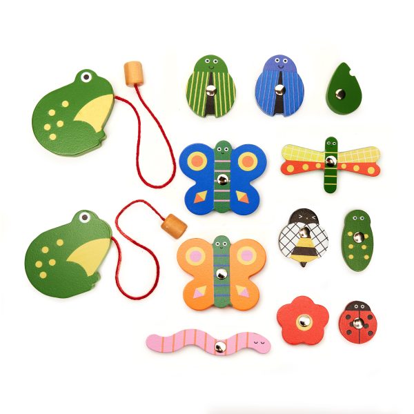 Catch A Bug Wooden Fishing Game Cheap