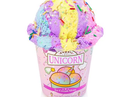 Unicorn Scented Ice Cream Pint Slime Hot on Sale