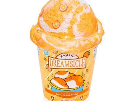 Dreamsicle Scented Ice Cream Pint Slime For Sale