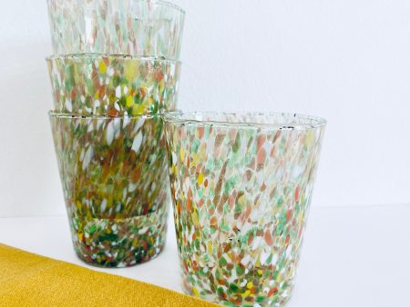 Confetti Drinking Glasses For Sale