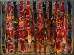 Procession II, 1988 by David Driskell Sale