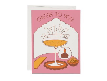 Cheers To You Greeting Card Online Sale