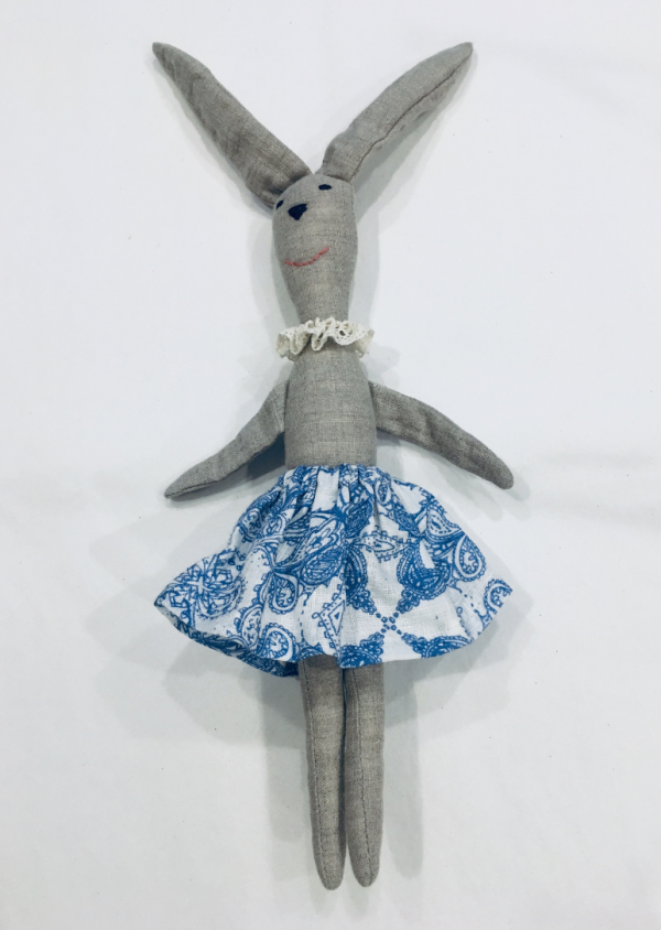 Handmade Linen Bunnies For Sale