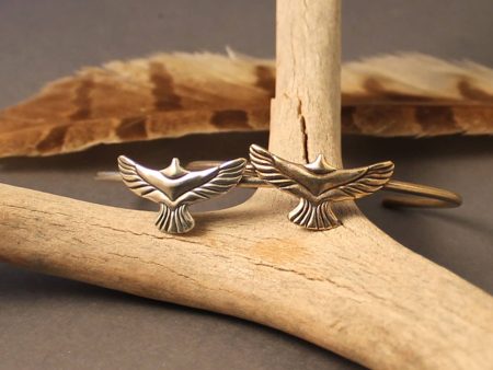 Bird cuff in brass or sterling silver Online