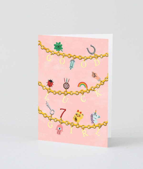 Good Luck Girl Card For Sale