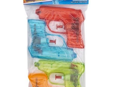 4  Transparent Water Squirter-4 Pack Supply