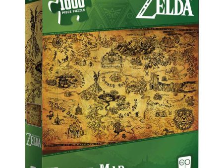 The Legend Of Zelda: Hyrule Map - 1000 Piece Puzzle For Discount