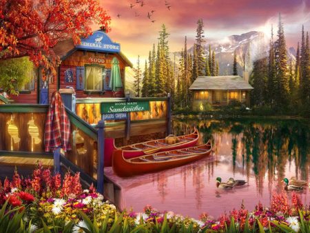 Lakeshore Serenity 1000 Piece Jigsaw Puzzle Supply