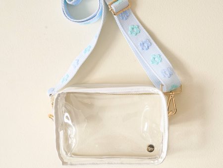 Clear Crossbody Bag-Blue Online