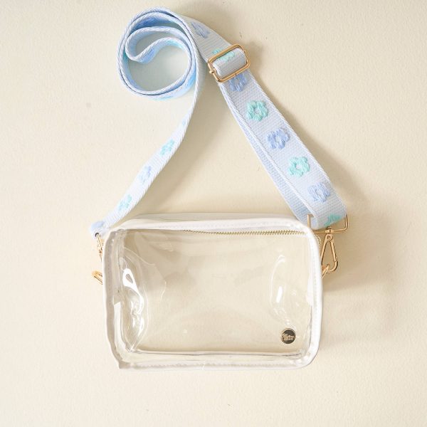 Clear Crossbody Bag-Blue Online