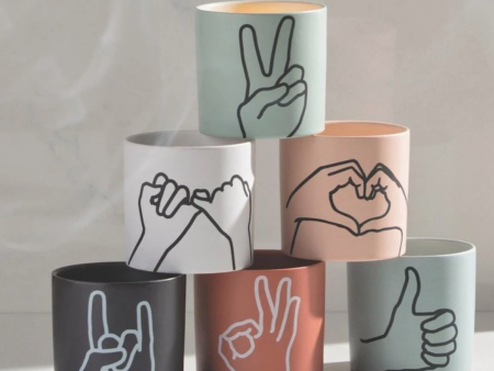 Hand Gesture Candles Online Sale