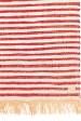 Beach mat Nosy striped red - THE NICE FLEET Online Sale