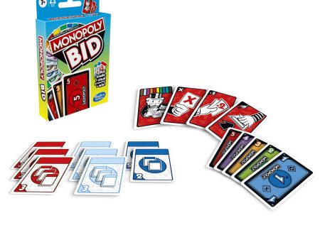 Monopoly Bid Card Game Hot on Sale