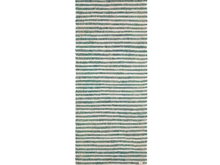 Beach mat Nosy striped green - THE NICE FLEET Sale