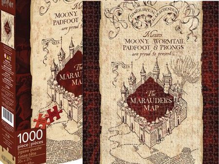 Harry Potter Marauders Map Jigsaw Puzzle-Aquarius (1000 Piece) 20 in x 28 Fashion