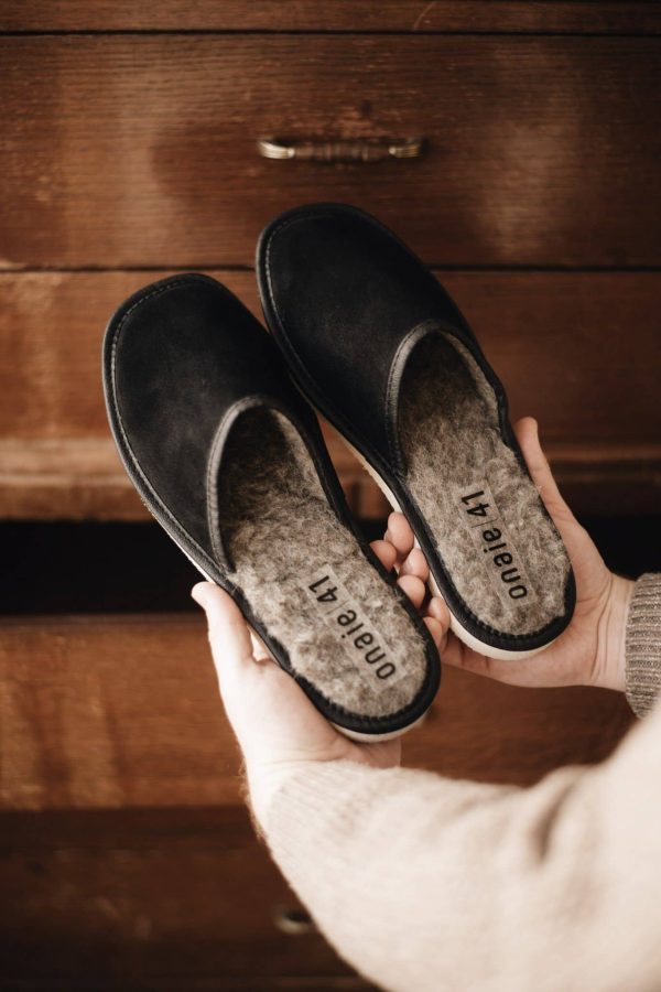 Men s Suede Mule Slippers Discount