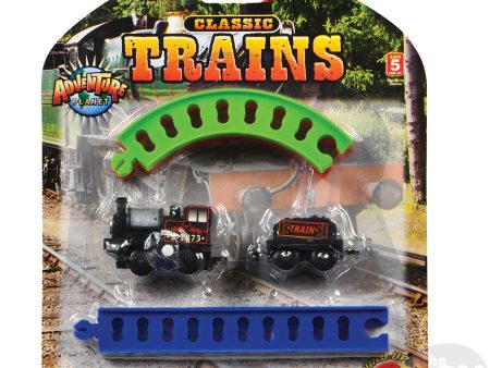 4  8 Piece Wind-Up Train Set Hot on Sale