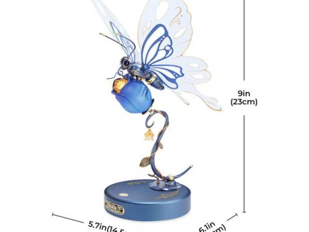 Butterfly Mechanical 3D Puzzle - Blue Cheap