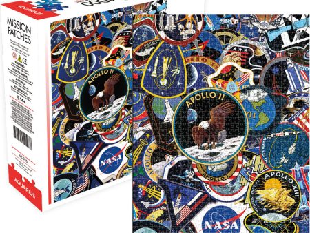 NASA Mission Patches 1000 piece puzzle Discount